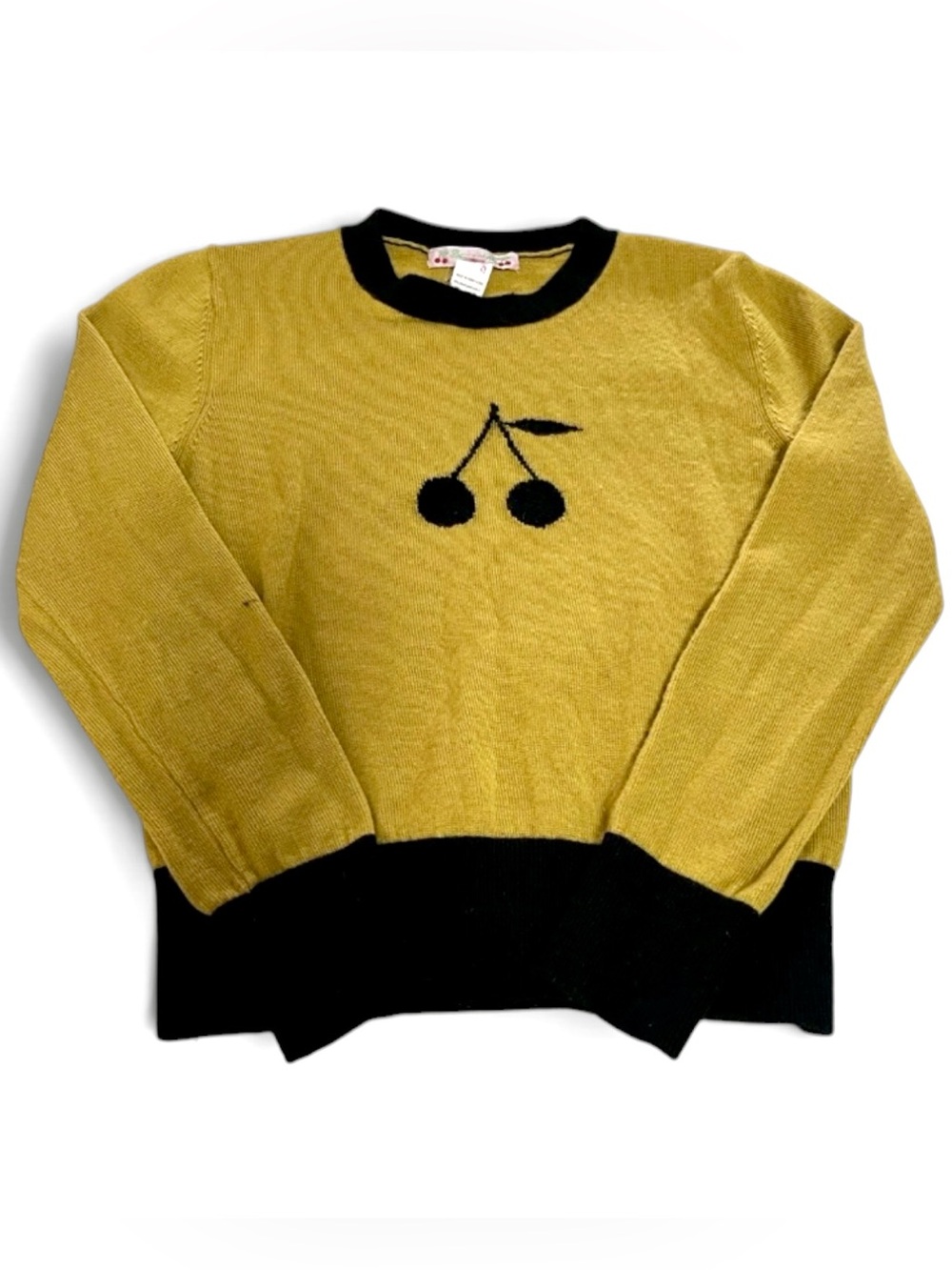 Bonpoint girls wool cherry sweater